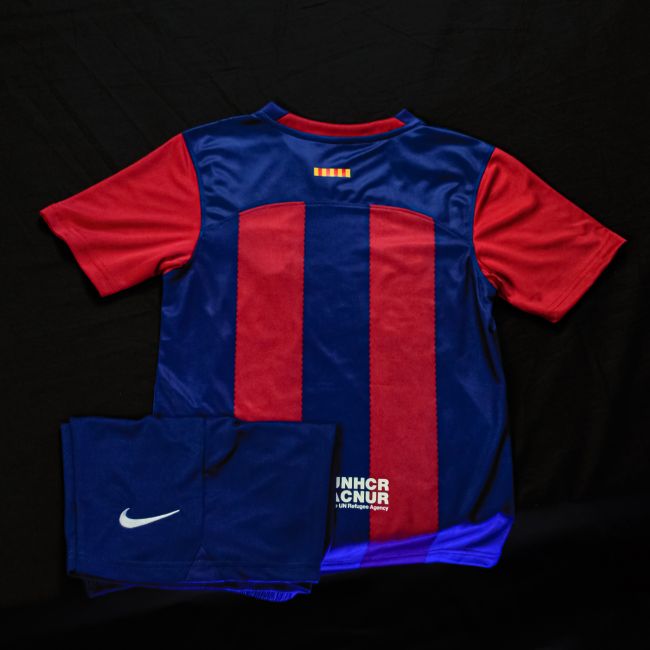 Футбольная форма детская ФК Барселона 23-24 домашняя