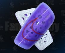 Щитки футбольные Nike Mercurial фиолетовые