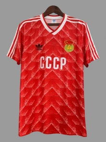 Ретро-майка сборной СССР 1988-1989 домашняя (майка)