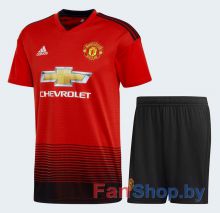 Футбольная форма детская ФК Манчестер Юнайтед 18-19 Adidas Футбольная форма детская ФК Манчестер Юнайтед 18-19 Adidas