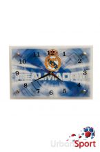 Часы настенные ФК Реал Мадрид бело-голубые
