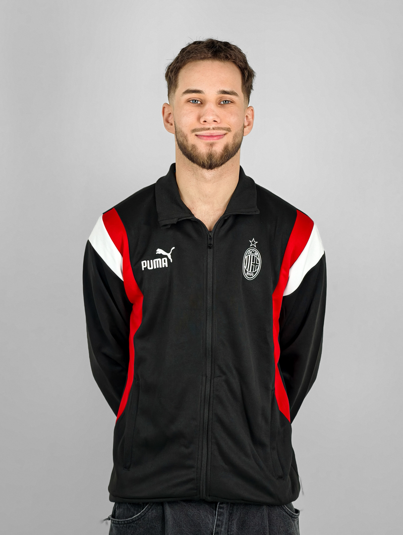 Олимпийка ФК Милан черная