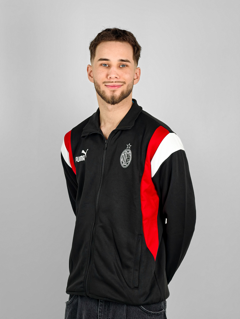 Олимпийка ФК Милан черная