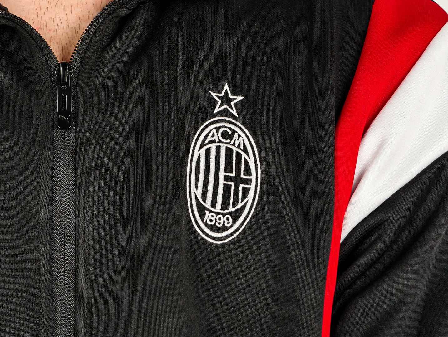 Олимпийка ФК Милан черная