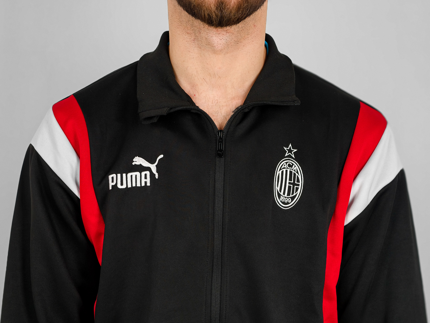 Олимпийка ФК Милан черная