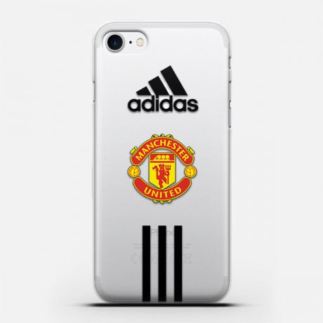 Чехол для телефона ФК Манчестер Юнайтед белый под заказ