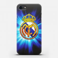 Чехол для телефона ФК Реал Мадрид черно-голубой под заказ