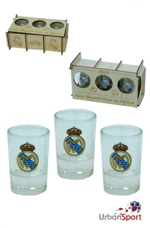 Стопки в сувенирной упаковке ФК Реал Мадрид