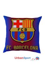 Подушка сувенирная ФК Барселона красно-синяя
