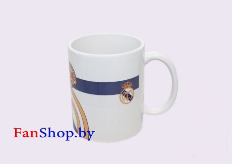 Кружка керамическая ФК Реал Мадрид большой логотип