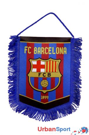 Вымпел ФК Барселона большой односторонний синий