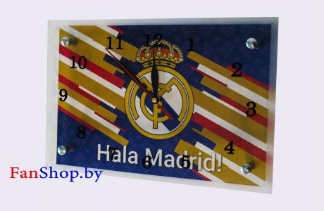 Часы настенные ФК Реал Мадрид синие