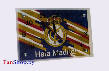 Часы настенные ФК Реал Мадрид синие