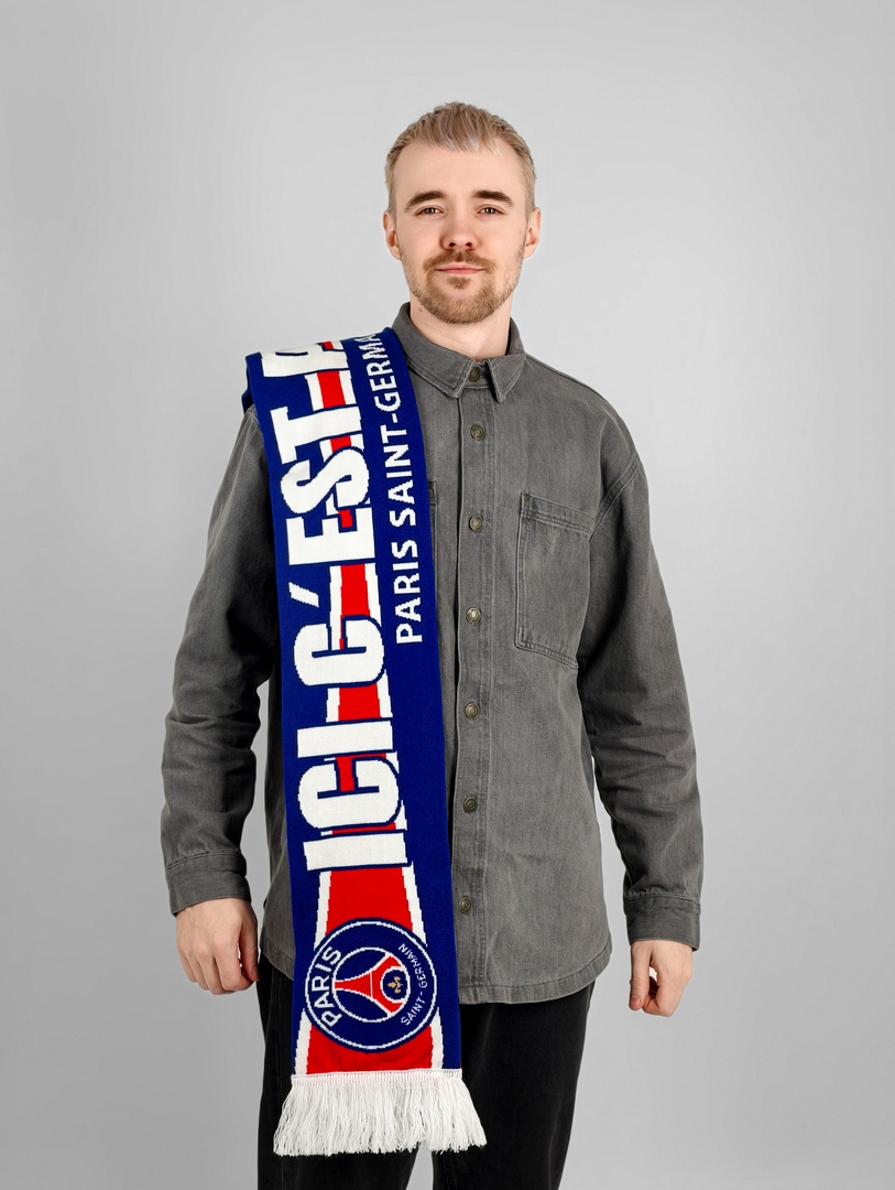 Шарф ФК ПСЖ атрибутика