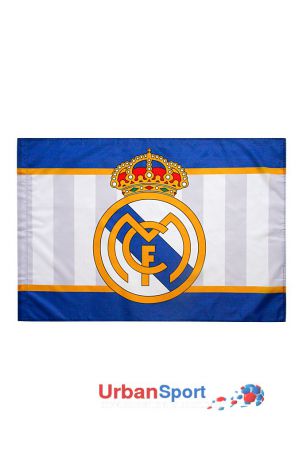Флаг ФК Реал Мадрид бело-синий