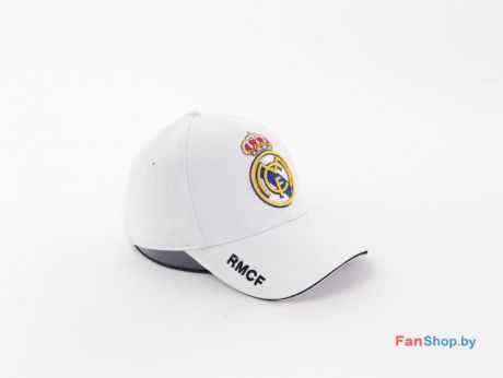Бейсболка (кепка) ФК Реал Мадрид белая