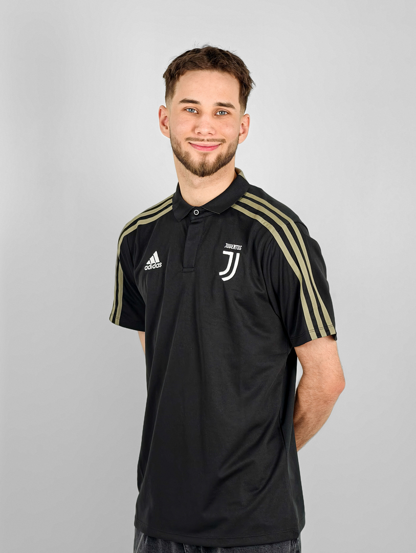 Майка-поло ФК Ювентус Adidas чёрная