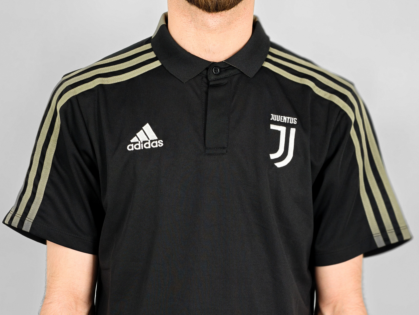 Майка-поло ФК Ювентус Adidas чёрная