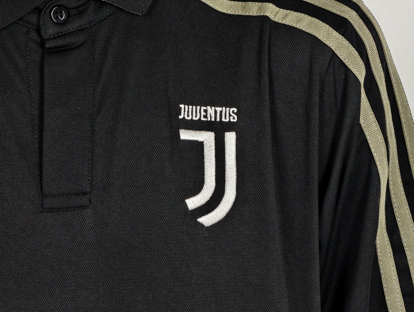 Майка-поло ФК Ювентус Adidas чёрная