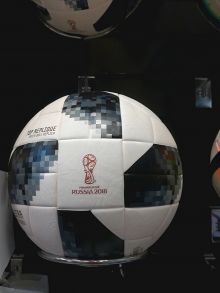 Футбольный мяч Adidas Telstar 18 World Cup Top Replica CE8091 (дефект, распродажа)