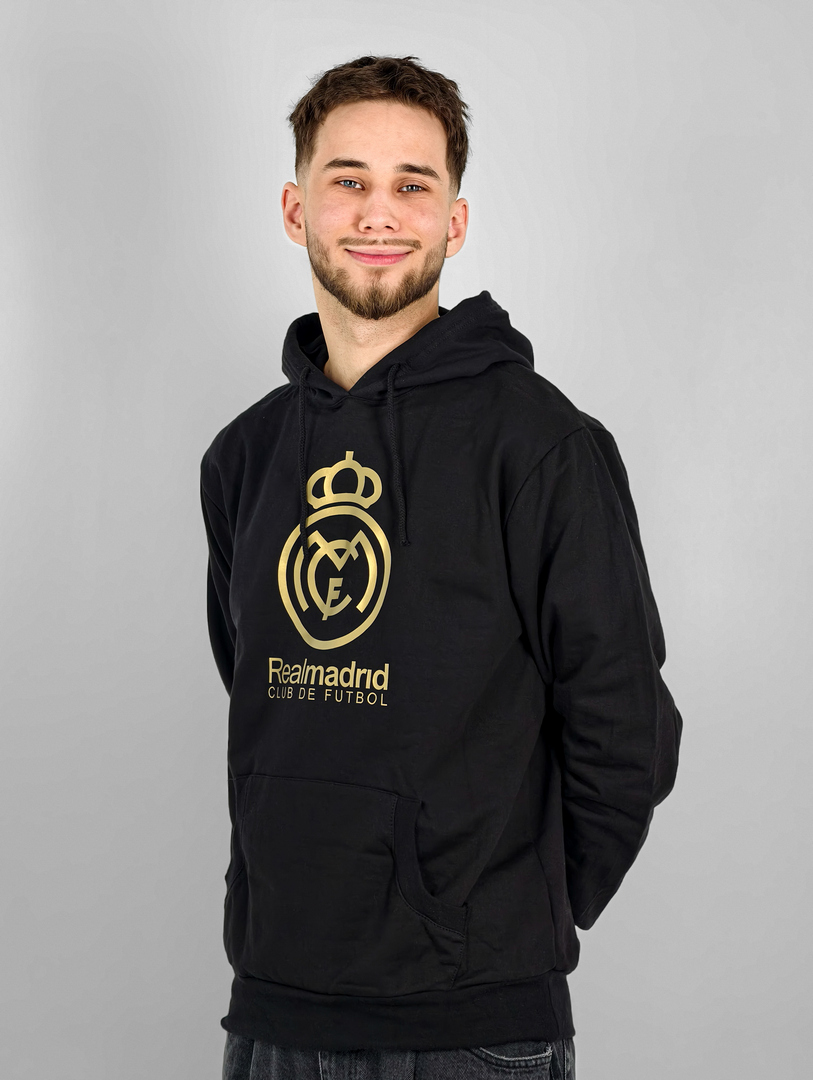 Толстовка чёрная Реал Мадрид