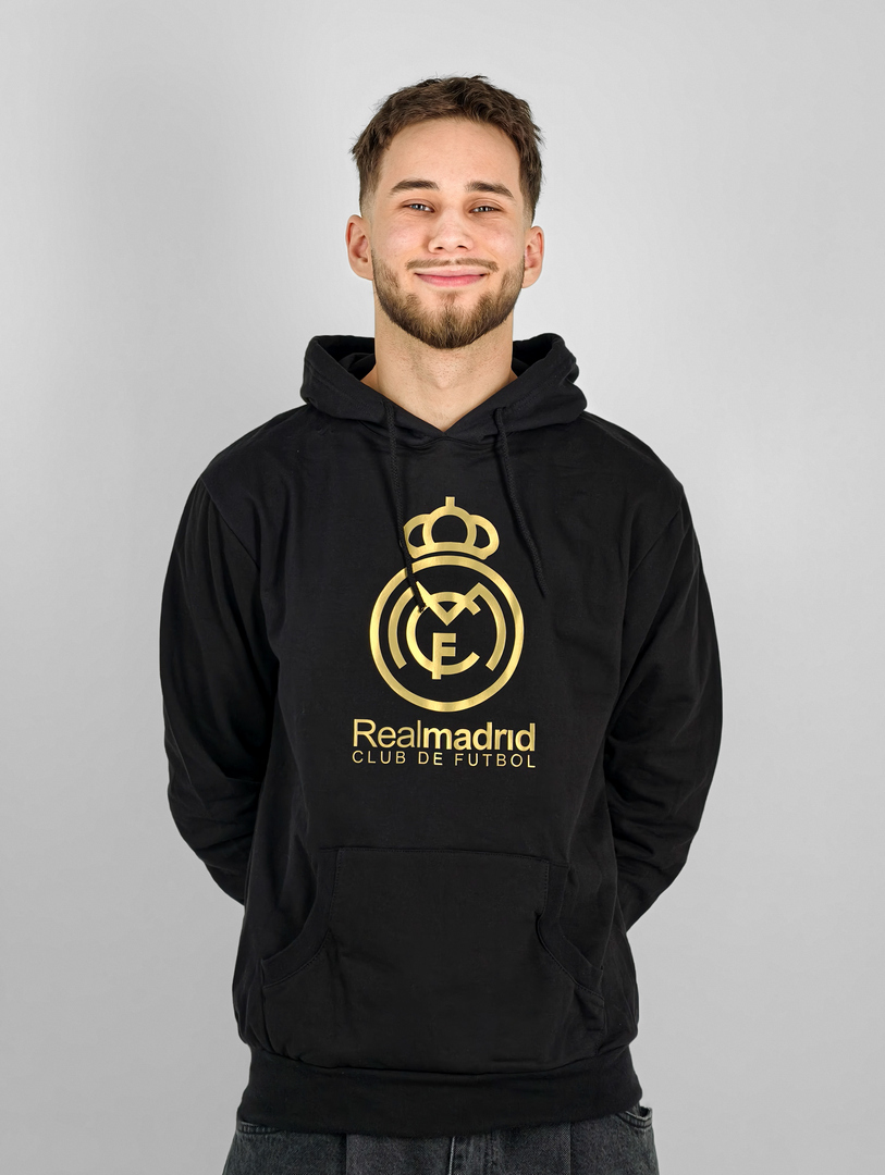 Толстовка чёрная Реал Мадрид