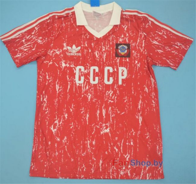 Ретро-майка сборной СССР 1990 домашняя (майка)