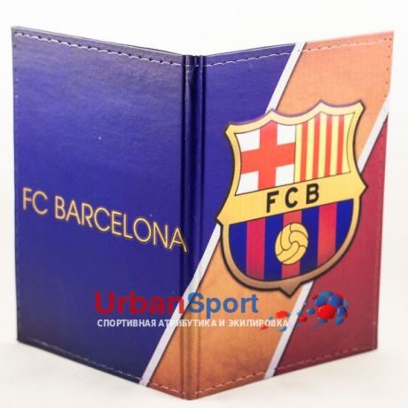 Обложка для водительского удостоверения ФК Барселона (сине-гранатовая)