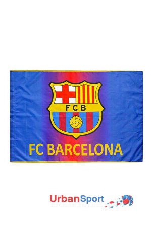 Флаг ФК Барселона голубой