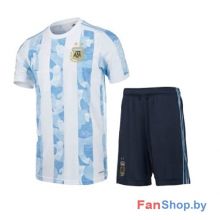 Футбольная форма детская сборной Аргентины 2020 домашняя