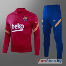 Тренировочный костюм ФК Барселона бордовый Nike