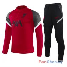 Тренировочный костюм детский ФК Ливерпуль темно-красный