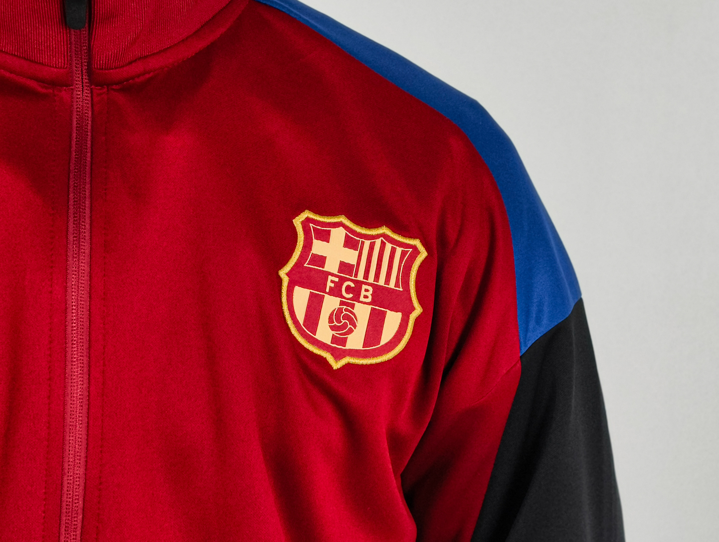 Олимпийка ФК Барселона гранатовая