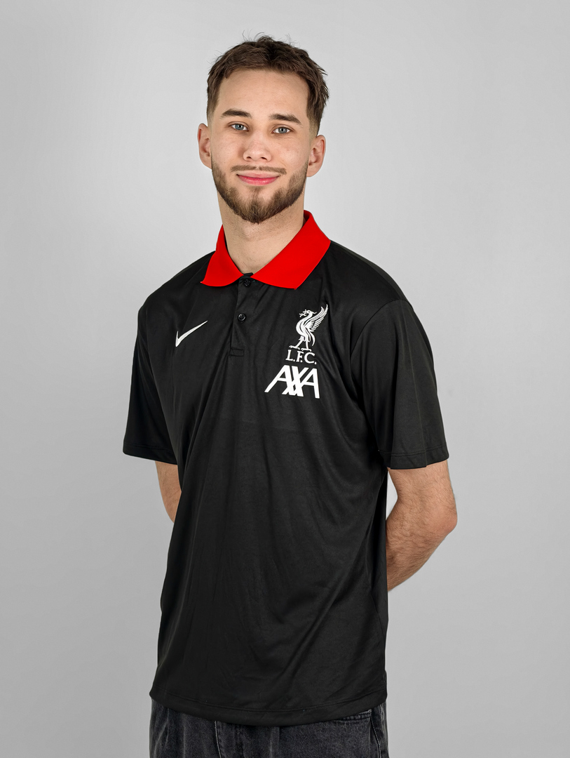 Майка-поло ФК Ливерпуль черная