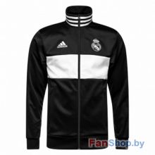 Олимпийка ФК Реал Мадрид черно-белая (распродажа)