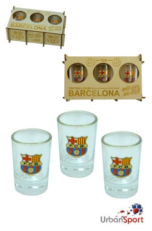 Стопки в сувенирной упаковке ФК Барселона