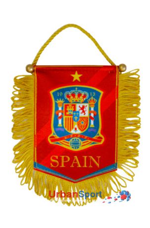 Вымпел сборной Испании малый двусторонний