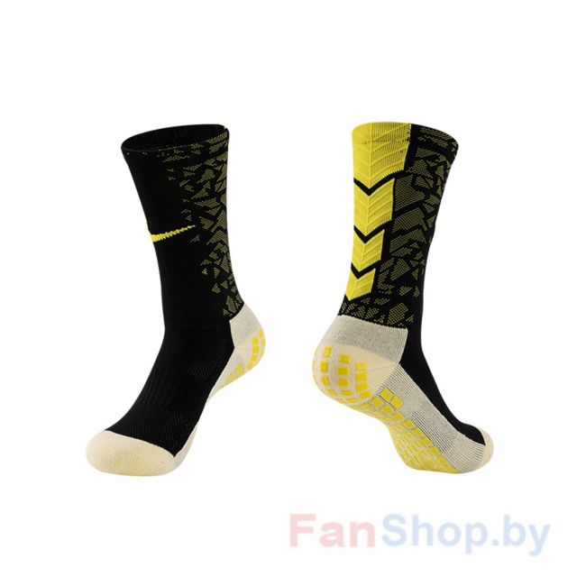 Носки противоскользящие Nike желто-черные