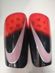 Щитки футбольные Nike Mercurial красные