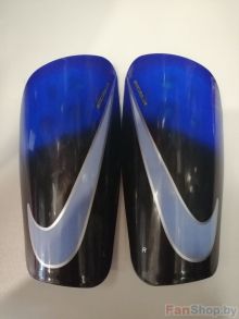 Щитки футбольные Nike Mercurial синие