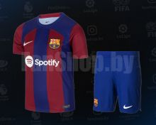Футбольная форма детская ФК Барселона 23-24 домашняя