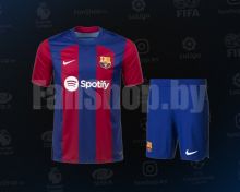 Футбольная форма фанатская ФК Барселона 23-24 домашняя
