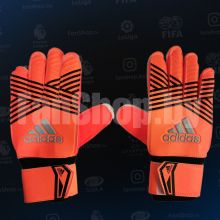 Вратарские перчатки Adidas защита оранжевые