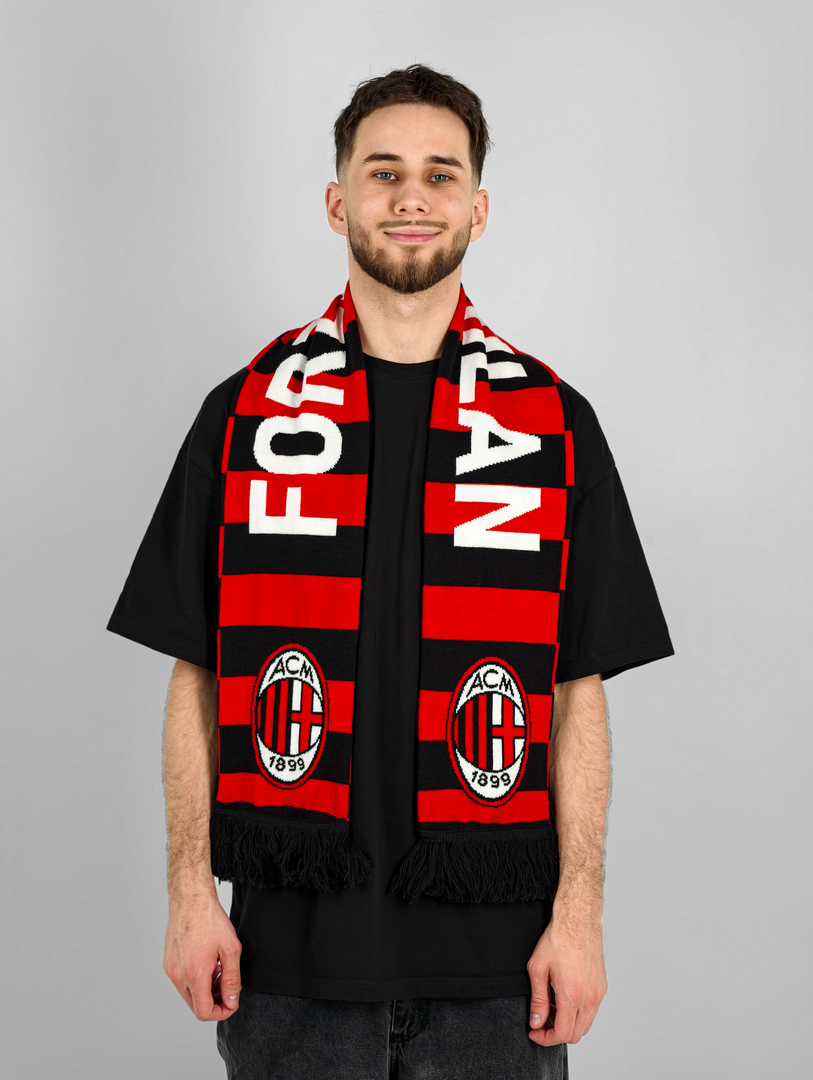 Шарф ФК Милан атрибутика