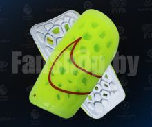 Щитки футбольные Nike Mercurial салатовые