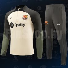 Тренировочный костюм ФК Барселона бежевый Nike