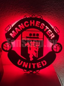 Панно большое с подсветкой Манчестер Юнайтед