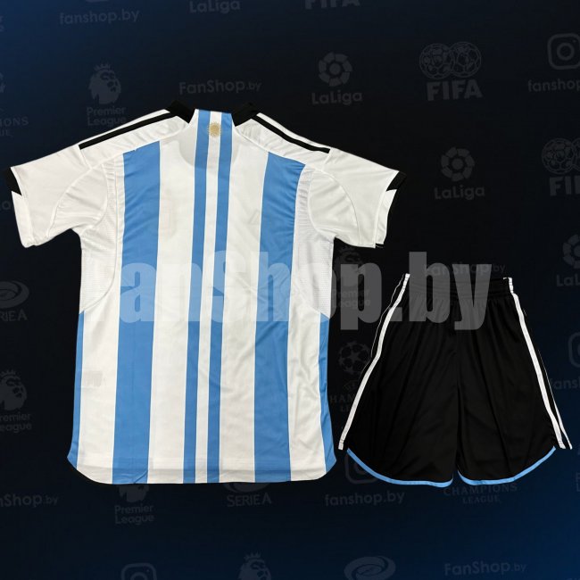 Футбольная форма реплика сборной Аргентины 2022 домашняя