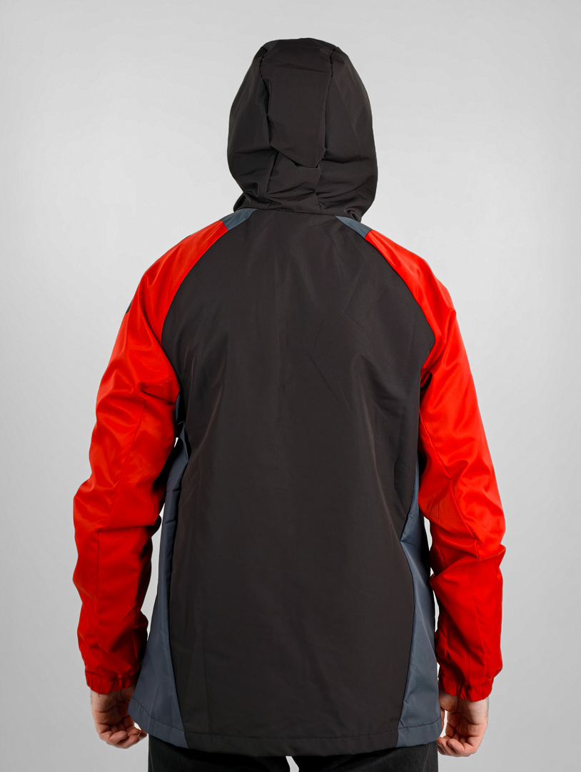 Ветровка ФК Манчестер Юнайтед Adidas черно-красная