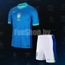 Форма сборной Бразилии 2024 гостевая